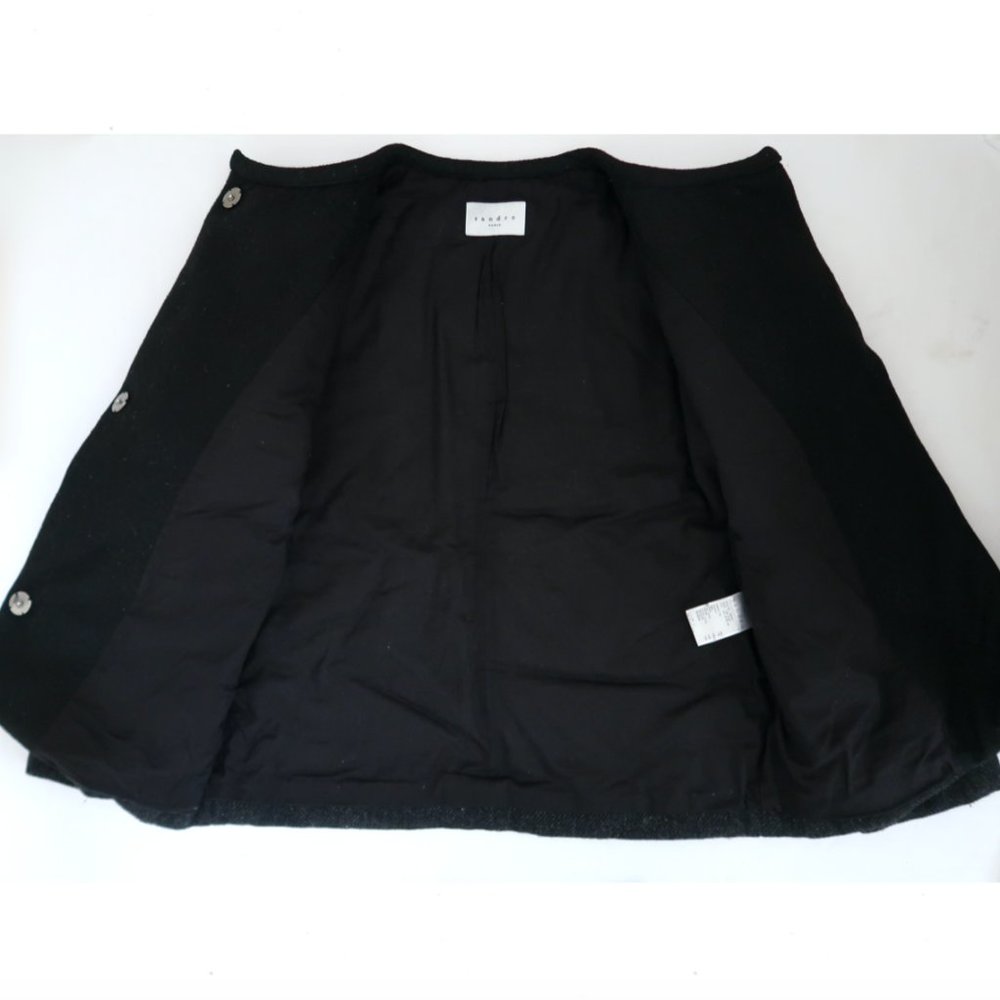 SANDRO padded herringbone jacket - image 5